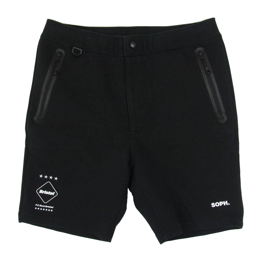 F.C.R.B. エフシーアールビー FCRB-220047 TECH SWEAT TRAINING SHORTS テック トレーニング スウェット ショーツ ハーフパンツ ブラック系 M【中古】