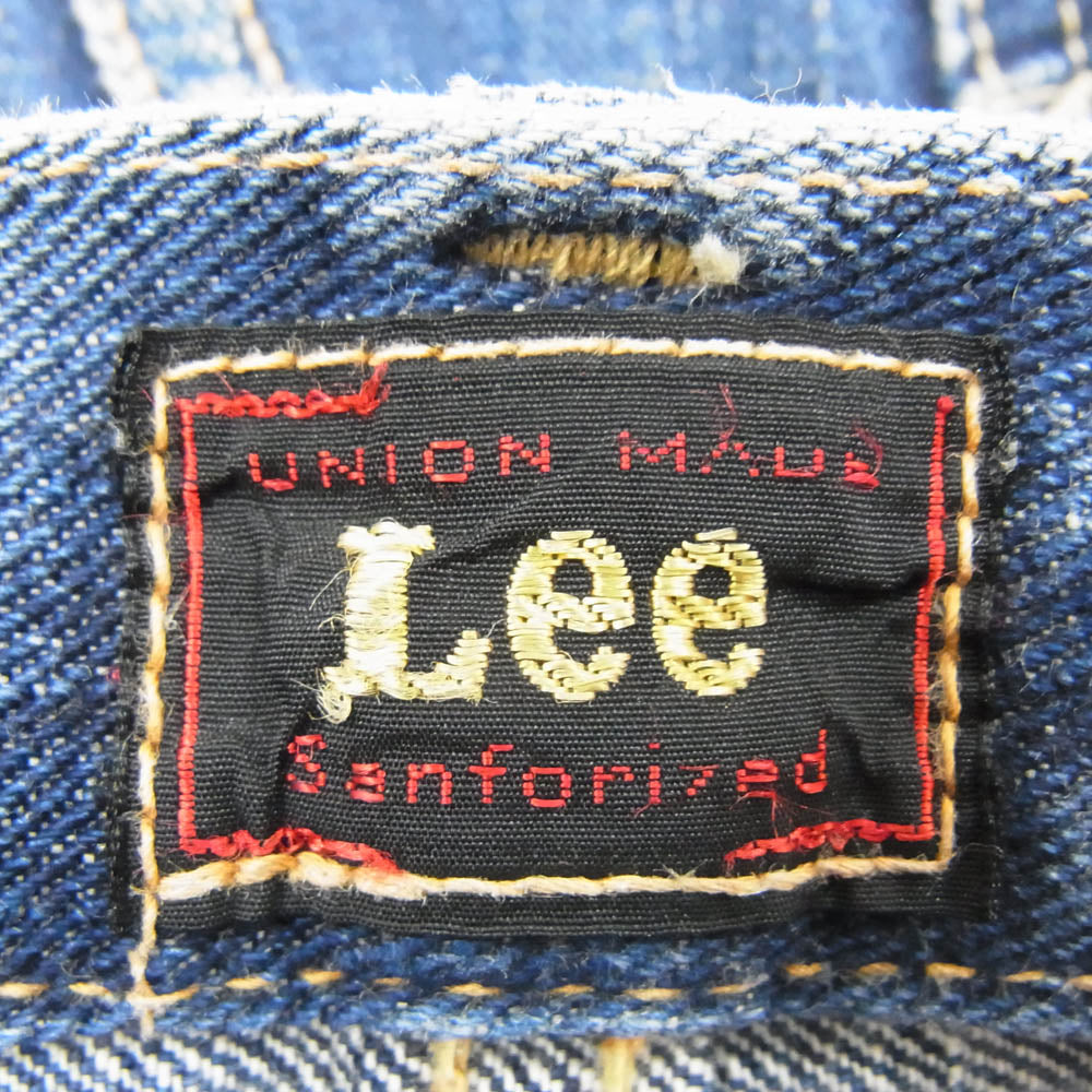 The REAL McCOY'S ザリアルマッコイズ 9782-89 × LEE C-TK-2056 復刻 ストレート デニム パンツ センター赤タグ インディゴブルー系 28【中古】