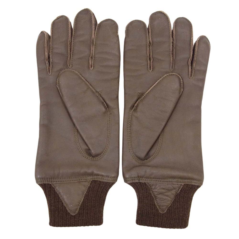 The REAL McCOY'S ザリアルマッコイズ A-10 TYPE A-10 GLOVE FLYING WINTER ポニーハイド ホースハイド グローブ 手袋 ブラウン系【中古】