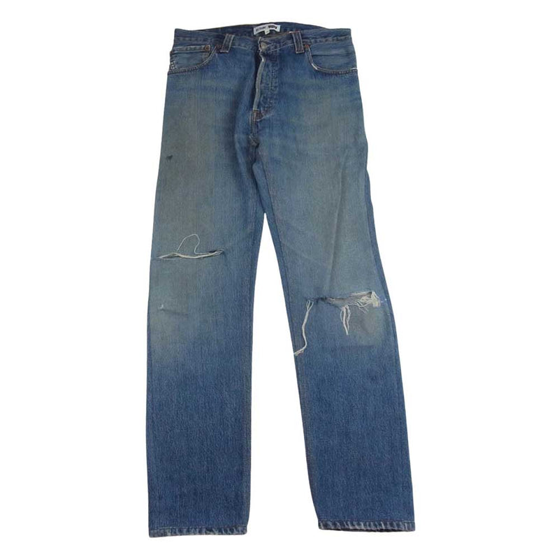 Levi's リーバイス 1114-343-6514 RE/DONE USA製 ダメージ 加工 デニム パンツ インディゴブルー系 29【中古】