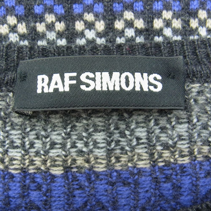 RAF SIMONS ラフシモンズ ノルディック カシミア ニット セーター 50【中古】