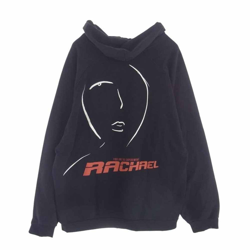 RAF SIMONS ラフシモンズ 20AW 19004-00099 Oversized printed hoodie Life On Mars オーバーサイズ ダメージ パーカー ブラック系 S【中古】