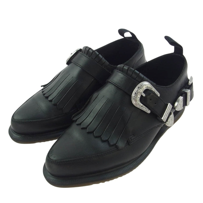 Dr.Martens ドクターマーチン REGALE DELYLAH デライラ バックルベルト フリンジ シューズ ブラック系 UK4【中古】