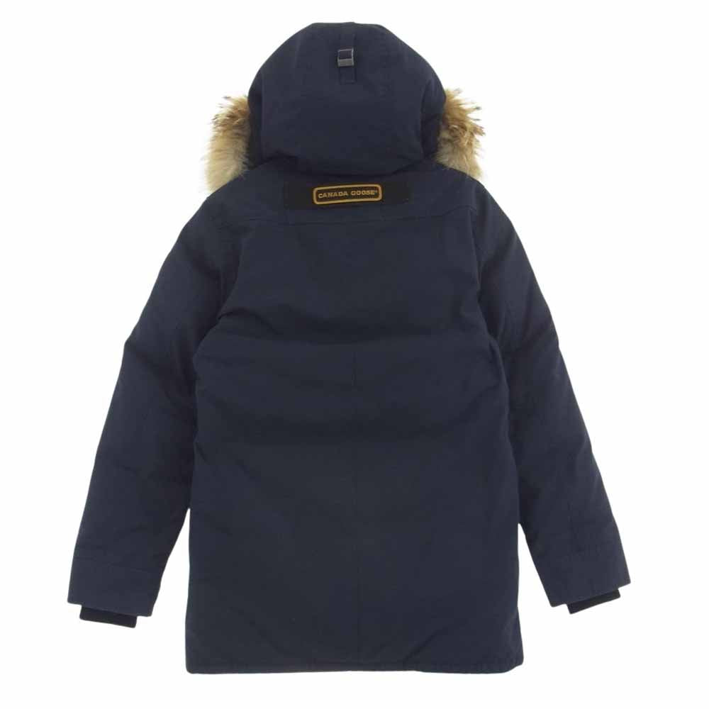 CANADA GOOSE カナダグース 3438JM サザビーリーグ 国内正規品 JASPER PARKA ジャスパー パーカ ロゴ ダウン ジャケット ネイビー系 S【中古】