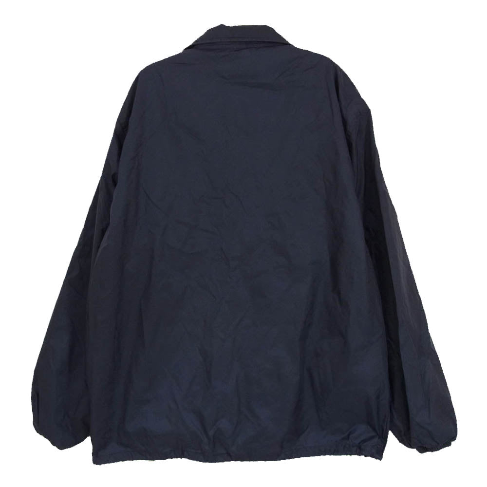 WACKO MARIA ワコマリア 24SS 56TS-WM-BL07 × 56 TATTOO STUDIO COACH JACKET タトゥースタジオ ロゴ プリント コーチ ジャケット ネイビー系 M【中古】