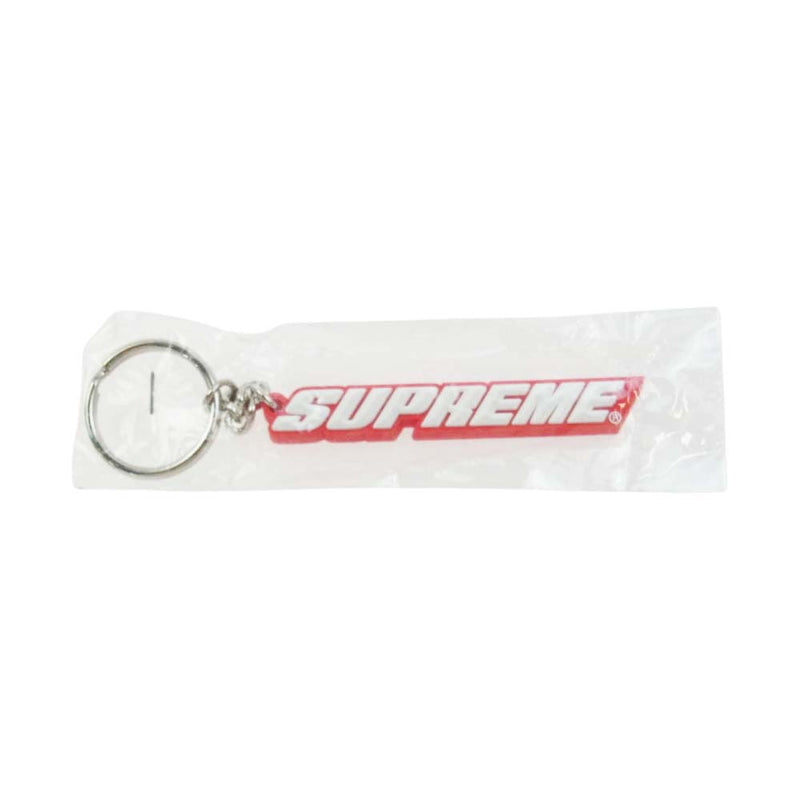 Supreme シュプリーム Bevel Logo Keychain ロゴ キーチェーン キーホルダー レッド系【新古品】【未使用】【中古】