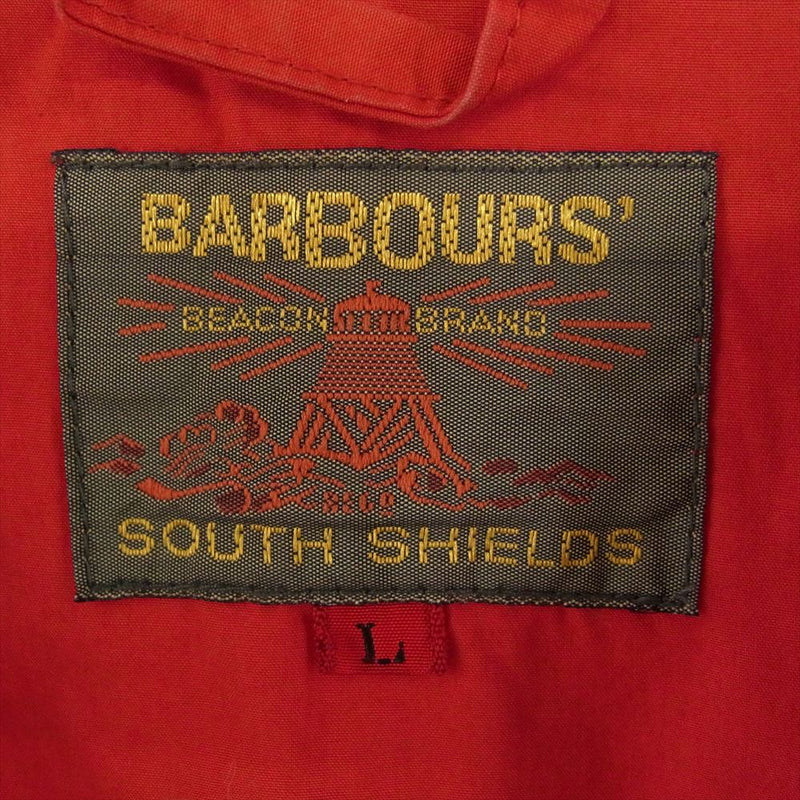 Barbour バブアー SMB0009 OVERDYED SL DURHAM オーバーダイ スリムフィット ダーラム フード ジャケット レッド系 L【中古】