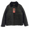 Supreme シュプリーム 21AW Schott Shearling Collar Leather Puffy Jacket ショット シアリング カラー レザー パフィー ジャケット ブラック系 L【中古】