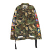 OFF-WHITE オフホワイト ARCHIVE FIELD JACKET カモフラ 迷彩 袖ワッペン バックロゴ アーカイブ フィールド ミリタリー ジャケット カーキ系 M【中古】