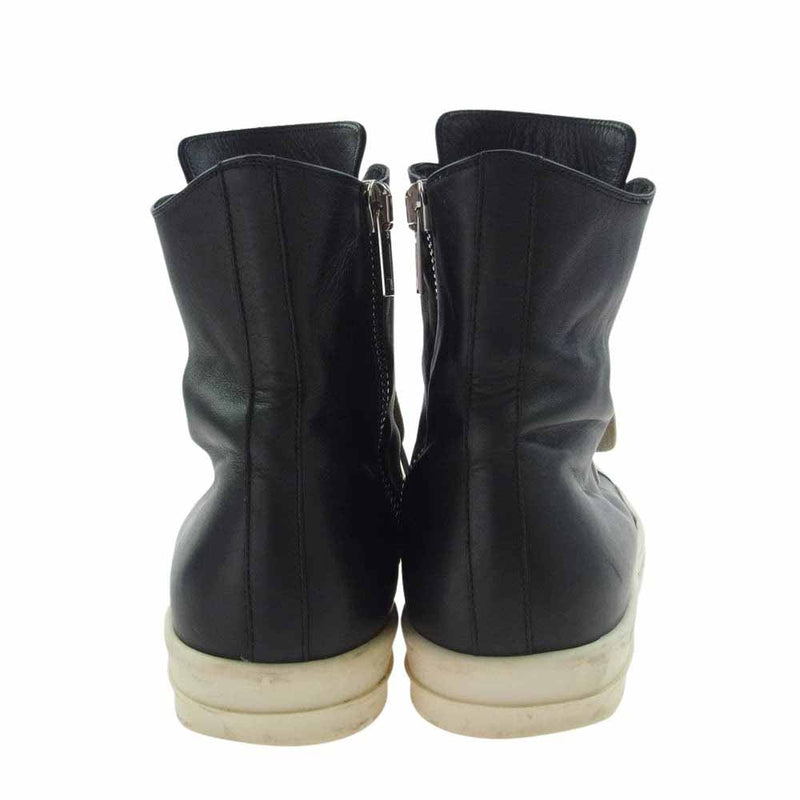 Rick Owens リックオウエンス 31884 RAMONES SNEAKERS ラモーンズ ハイカット スニーカー ブラック系 42【中古】