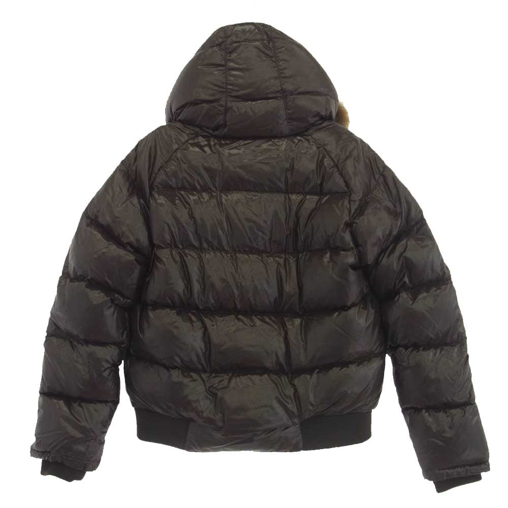 MONCLER モンクレール 41323/91/68950 BULGARIE ブルガリ ファー ダウンジャケット ブラウン系 5【中古】