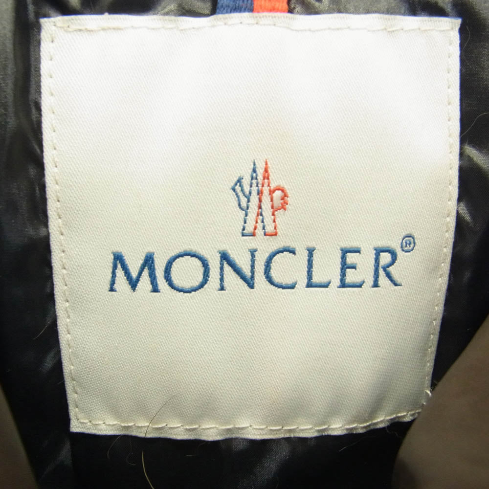 MONCLER モンクレール 41323/91/68950 BULGARIE ブルガリ ファー ダウンジャケット ブラウン系 5【中古】