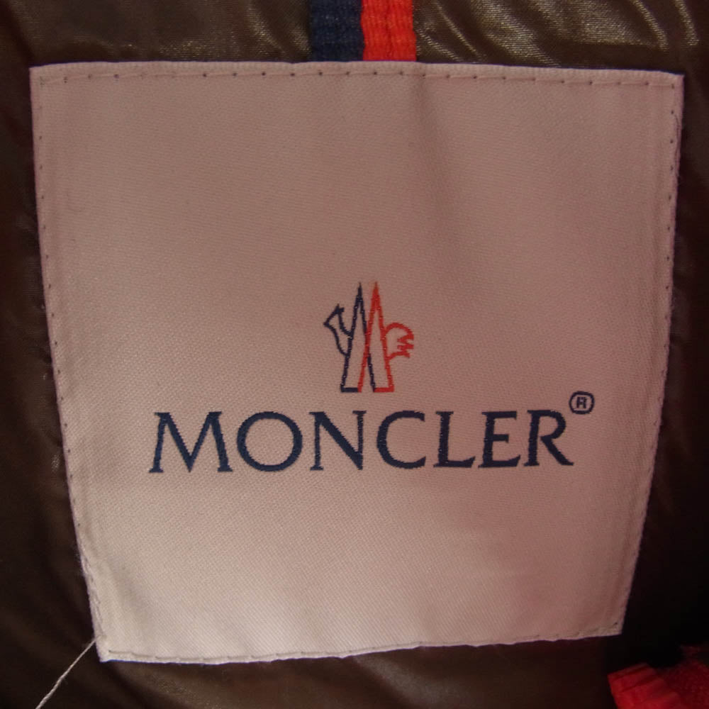 MONCLER モンクレール 32091403660568900 MAYA マヤ ダウン ジャケット フード着脱 レッド系 5【中古】