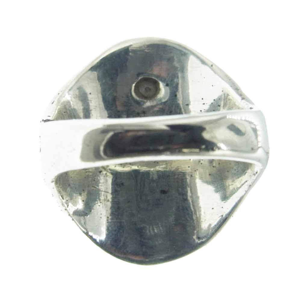 ALEX STREETER アレックスストリーター ドラゴン トゥース ウィズ ドームイン スカル リング シルバー系 18.5号【中古】