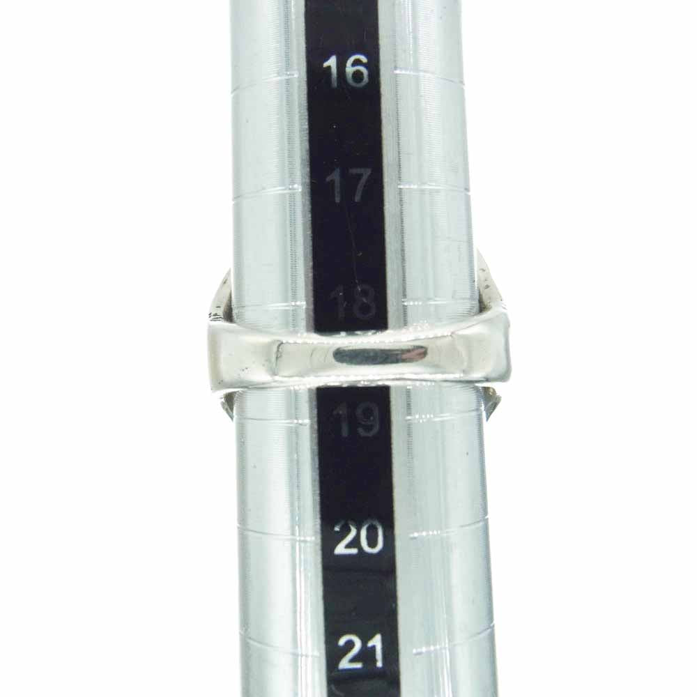 ALEX STREETER アレックスストリーター ドラゴン トゥース ウィズ ドームイン スカル リング シルバー系 18.5号【中古】