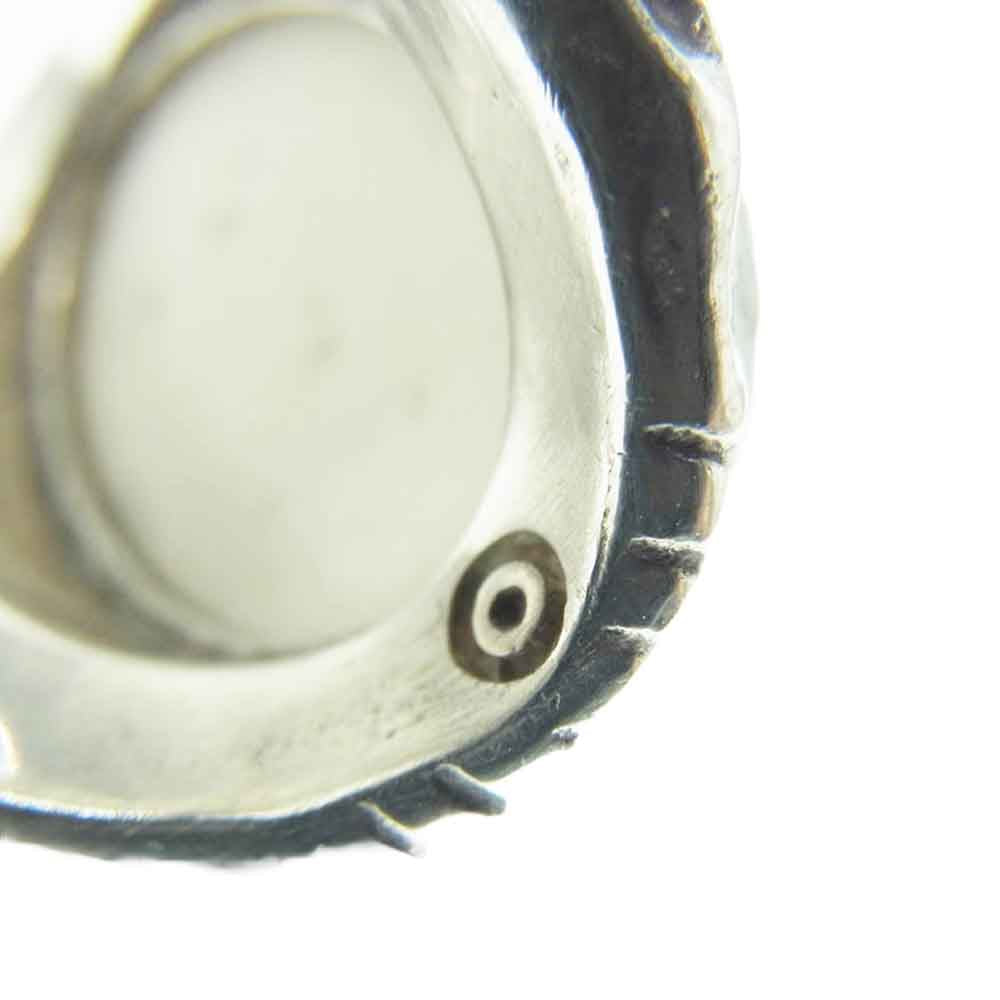 ALEX STREETER アレックスストリーター 2021限定 エンジェルハートリング ケイブパール 洞窟真珠 カセドラルスター シリアルナンバーカード付属 シルバー系 オフホワイト系 15号【中古】