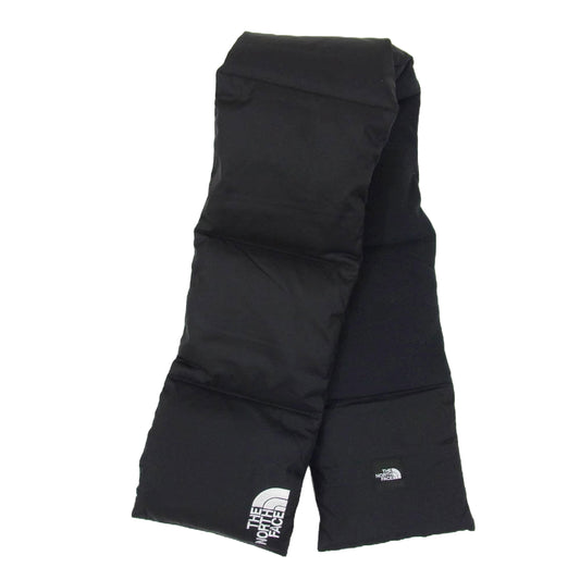 THE NORTH FACE ノースフェイス NN72312 NUPTSE MUFFLER ロゴ ヌプシ ナイロン マフラー ブラック系【中古】