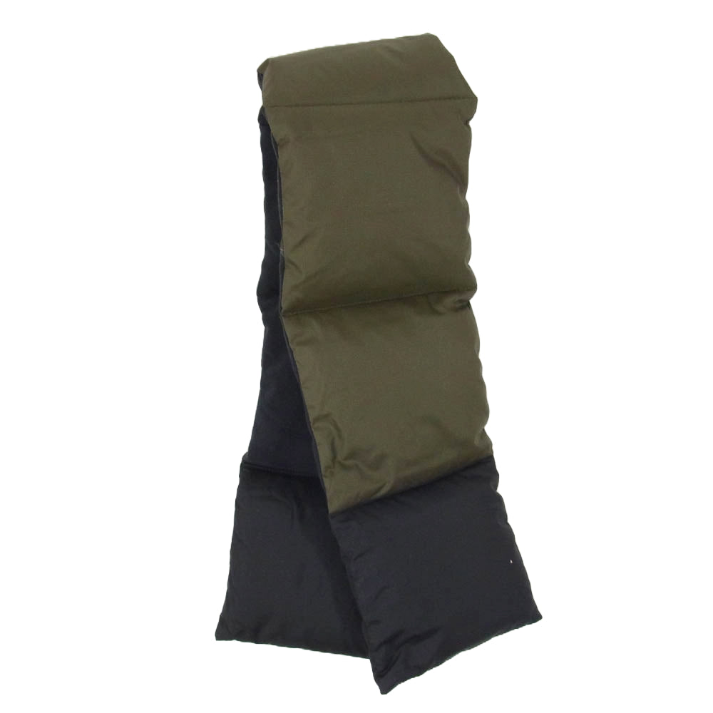 THE NORTH FACE ノースフェイス NN72312 NUPTSE MUFFLER ロゴ ヌプシ ナイロン マフラー カーキ系【中古】