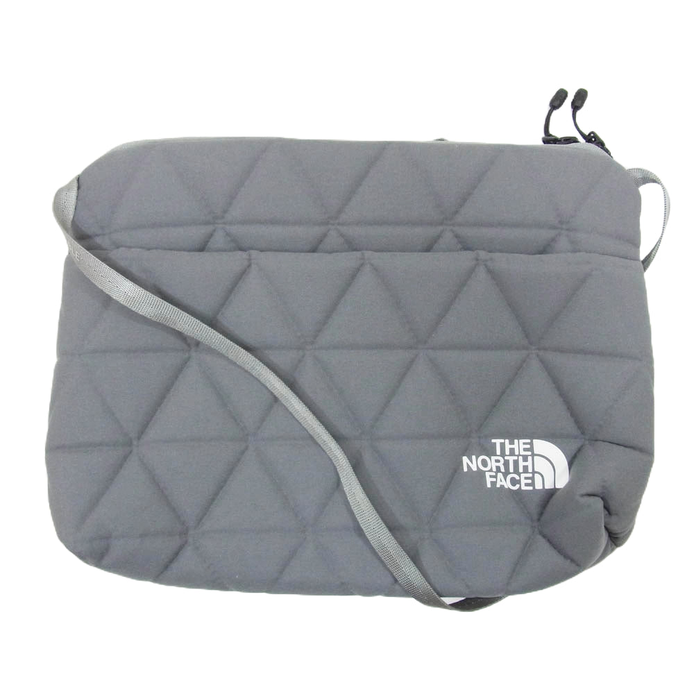 THE NORTH FACE ノースフェイス NM32356 Geoface Pouch ジオフェイス ポーチ ショルダー バッグ グレー系【中古】