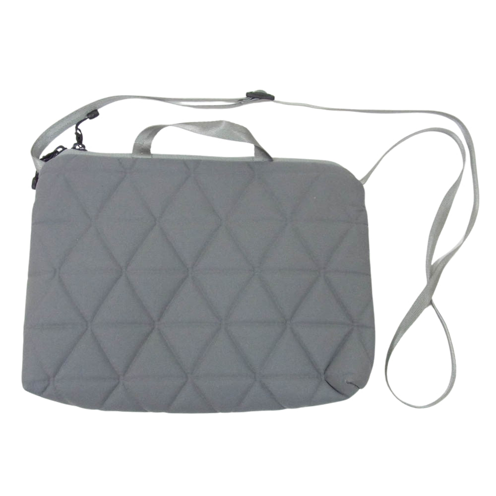 THE NORTH FACE ノースフェイス NM32356 Geoface Pouch ジオフェイス ポーチ ショルダー バッグ グレー系【中古】