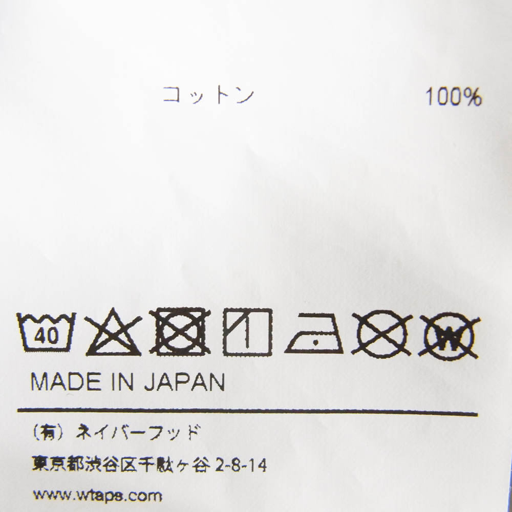 WTAPS ダブルタップス 20SS 201ATDT-CSM02S PX SS / COTTON TEE ロゴ プリント 半袖 カットソー Tシャツ カーキ系 X01 【中古】