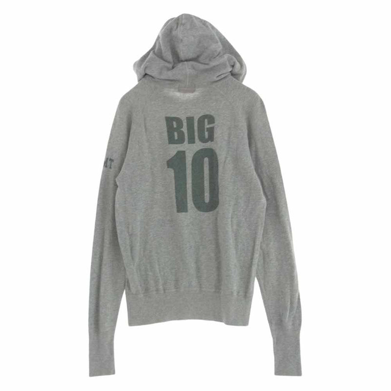 TMT ティーエムティー BIG HOLIDAY BIG10 プリント プルオーバー フーディ パーカー グレー系 M【中古】