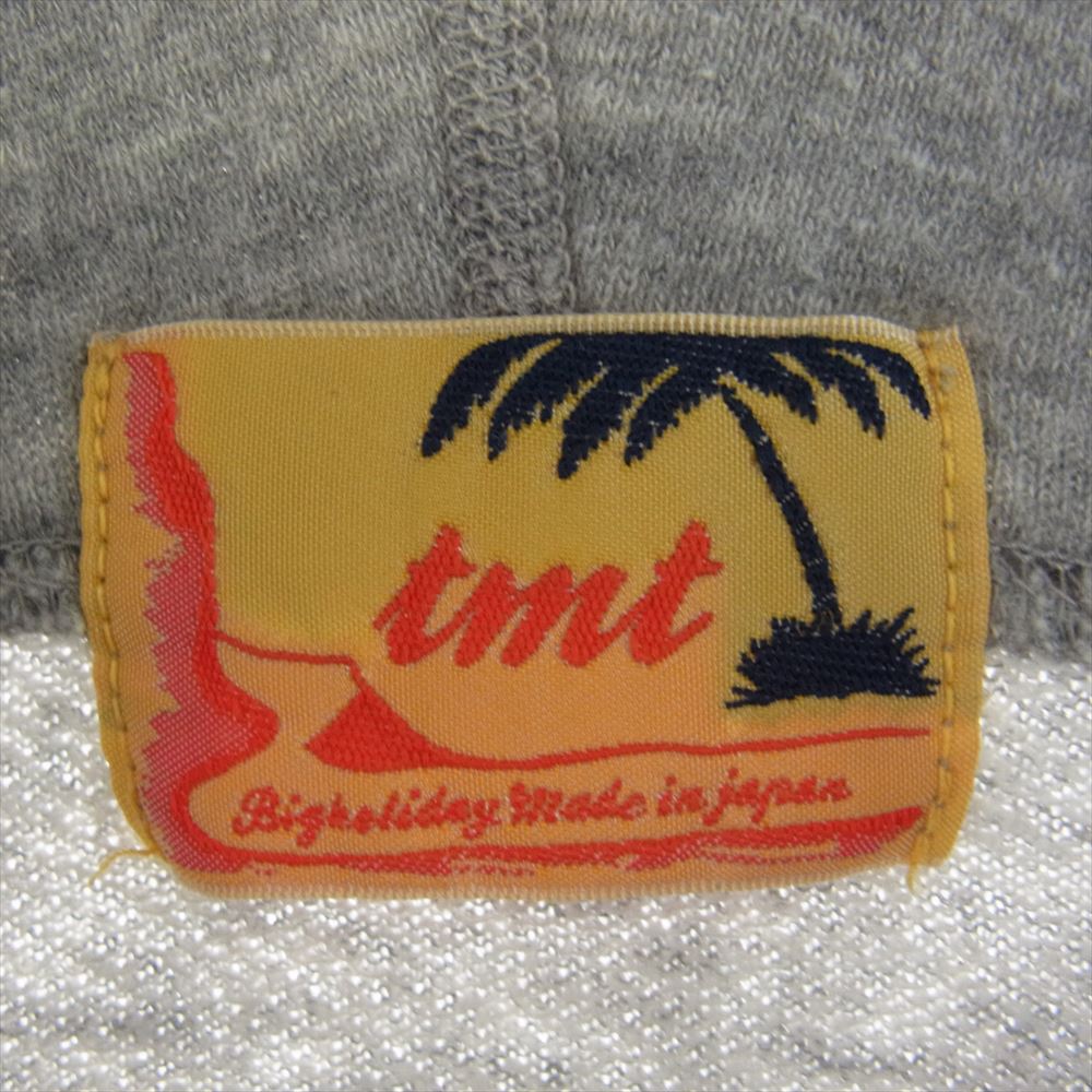 TMT ティーエムティー BIG HOLIDAY BIG10 プリント プルオーバー フーディ パーカー グレー系 M【中古】