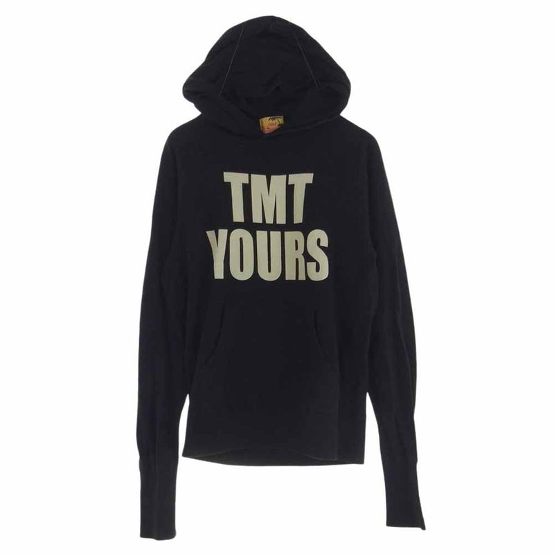 TMT ティーエムティー TMT YOURS BIG3 プリント プルオーバー フーディ パーカー ブラック系 M【中古】