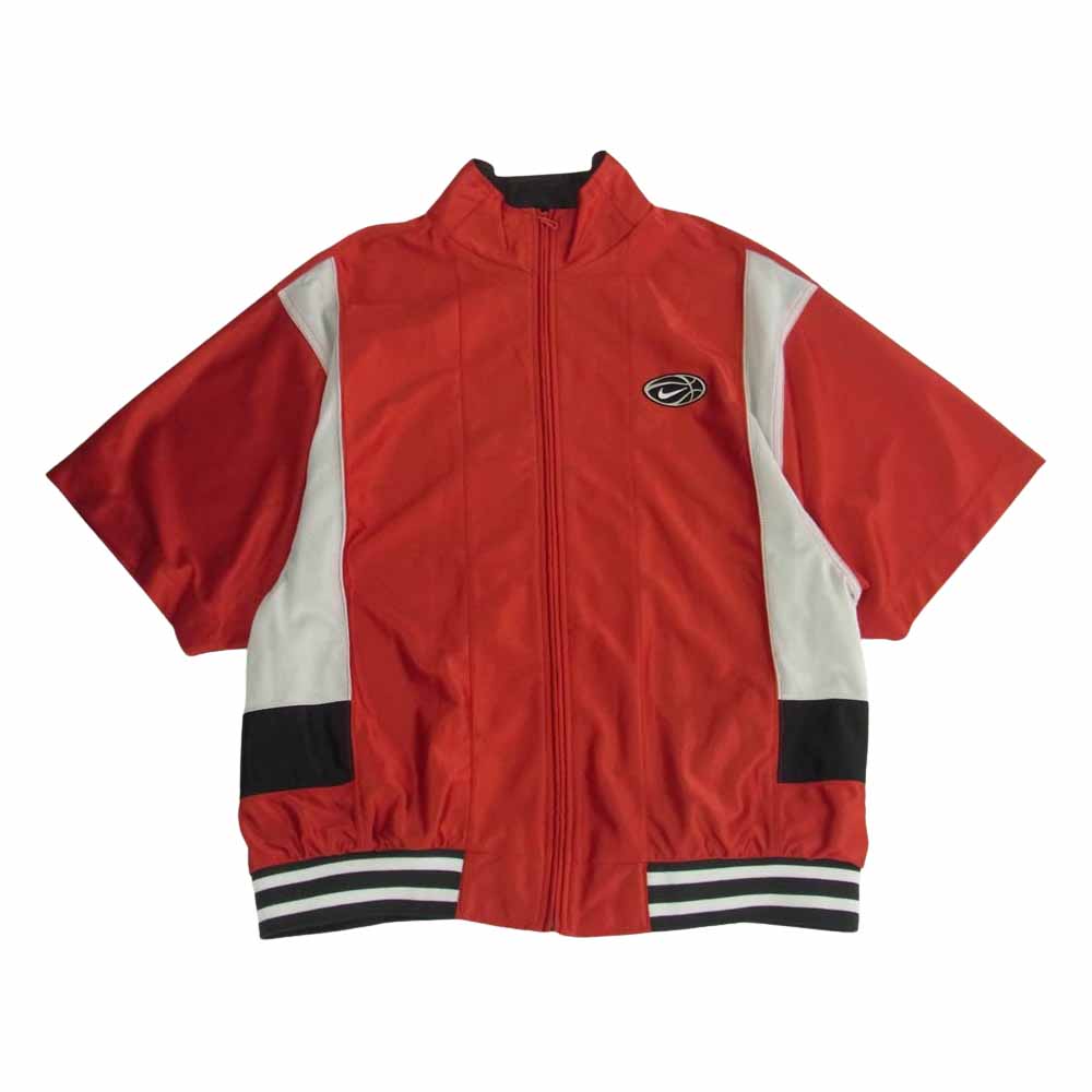 NIKE ナイキ 90s 半袖 トラック ジャケット ジャージ パンツ セット アップ レッド系 L【中古】