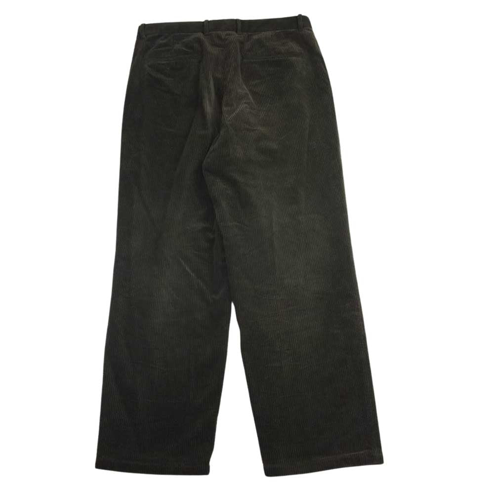 スティーブンアラン 8114-104-0653 AIR CORDUROY SUPER BAGGY TAPERED PANTS  コーデュロイ バギー パンツ カーキ系 XL【中古】