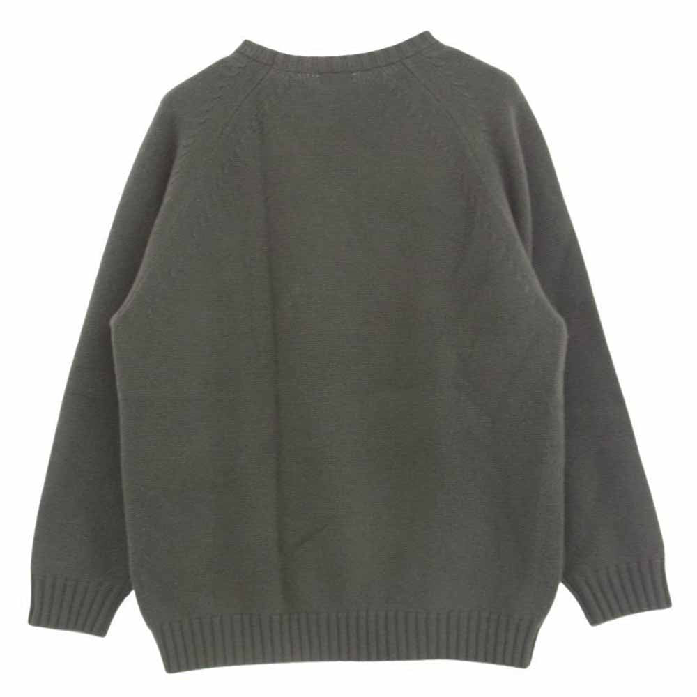 スティーブンアラン 8113-104-0218 AMILTON CREW NECK KNIT-LOOSE クルーネック ルーズフィット ニット セーター グレー系 XL【中古】