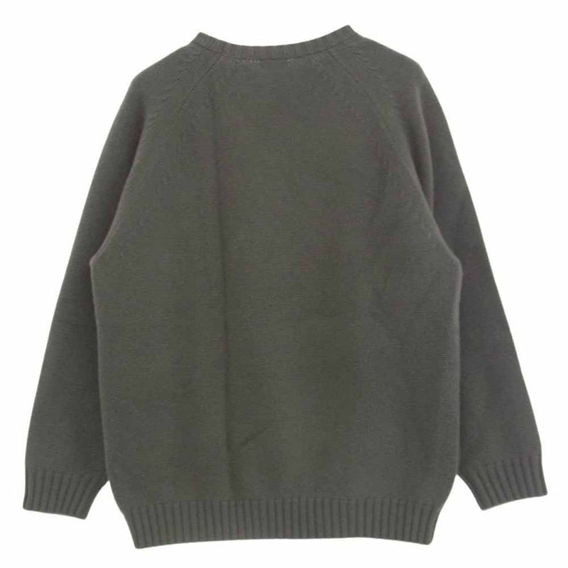 スティーブンアラン 8113-104-0218 AMILTON CREW NECK KNIT-LOOSE クルーネック ルーズフィット ニット セーター グレー系 XL【中古】