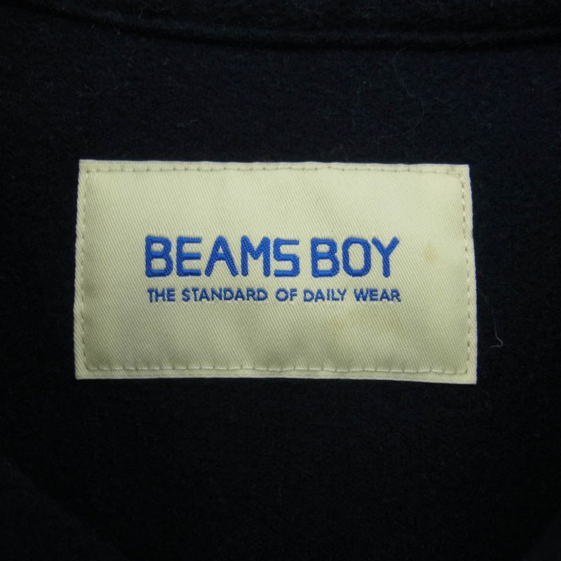 BEAMS BOY ビームスボーイ 13-18-0809-195 ポリエステル メルトン CPO シャツ ネイビー系 サイズ不明【中古】