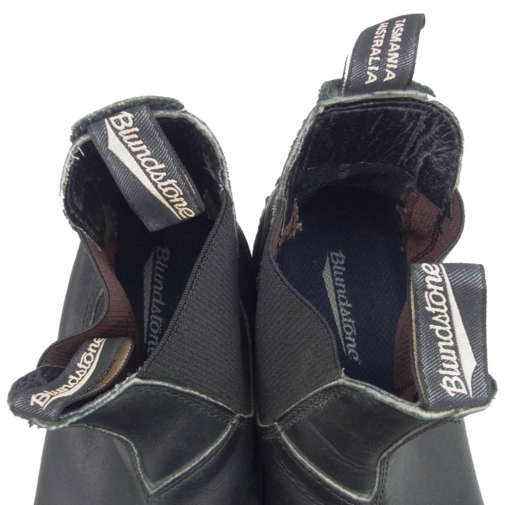 ブランドストーン 381 レザー サイドゴア ブーツ ブラック系 12【中古】