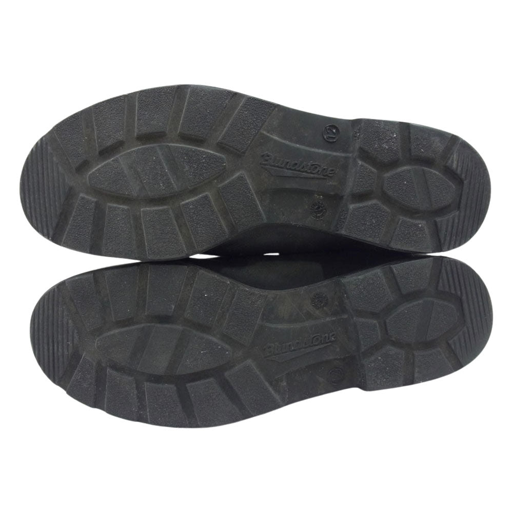 ブランドストーン 381 レザー サイドゴア ブーツ ブラック系 12【中古】