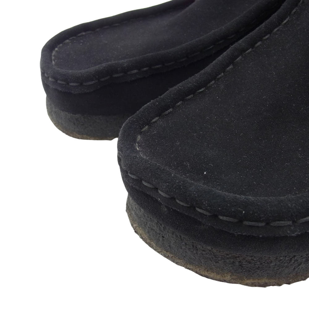 Clarks クラークス 11826 Desert Boot スエード デザート ブーツ ワラビー ブラック系 UK11【中古】