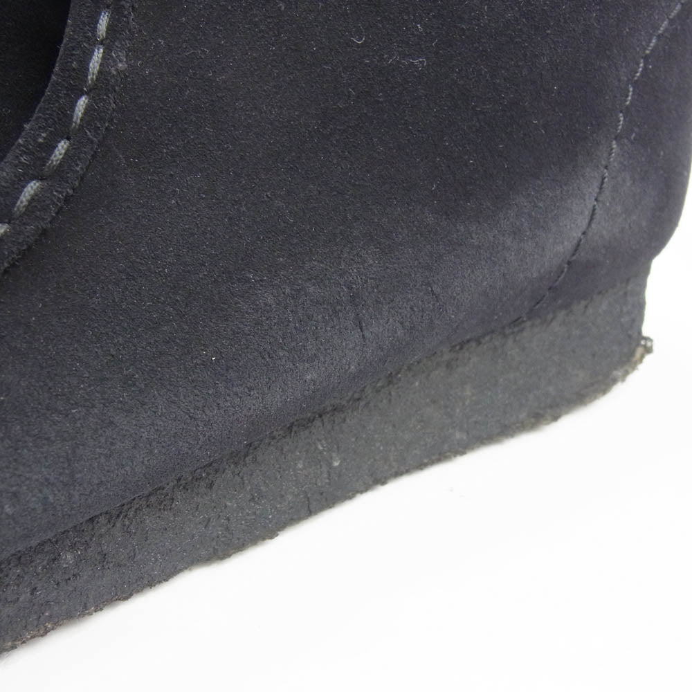 Clarks クラークス 11826 Desert Boot スエード デザート ブーツ ワラビー ブラック系 UK11【中古】