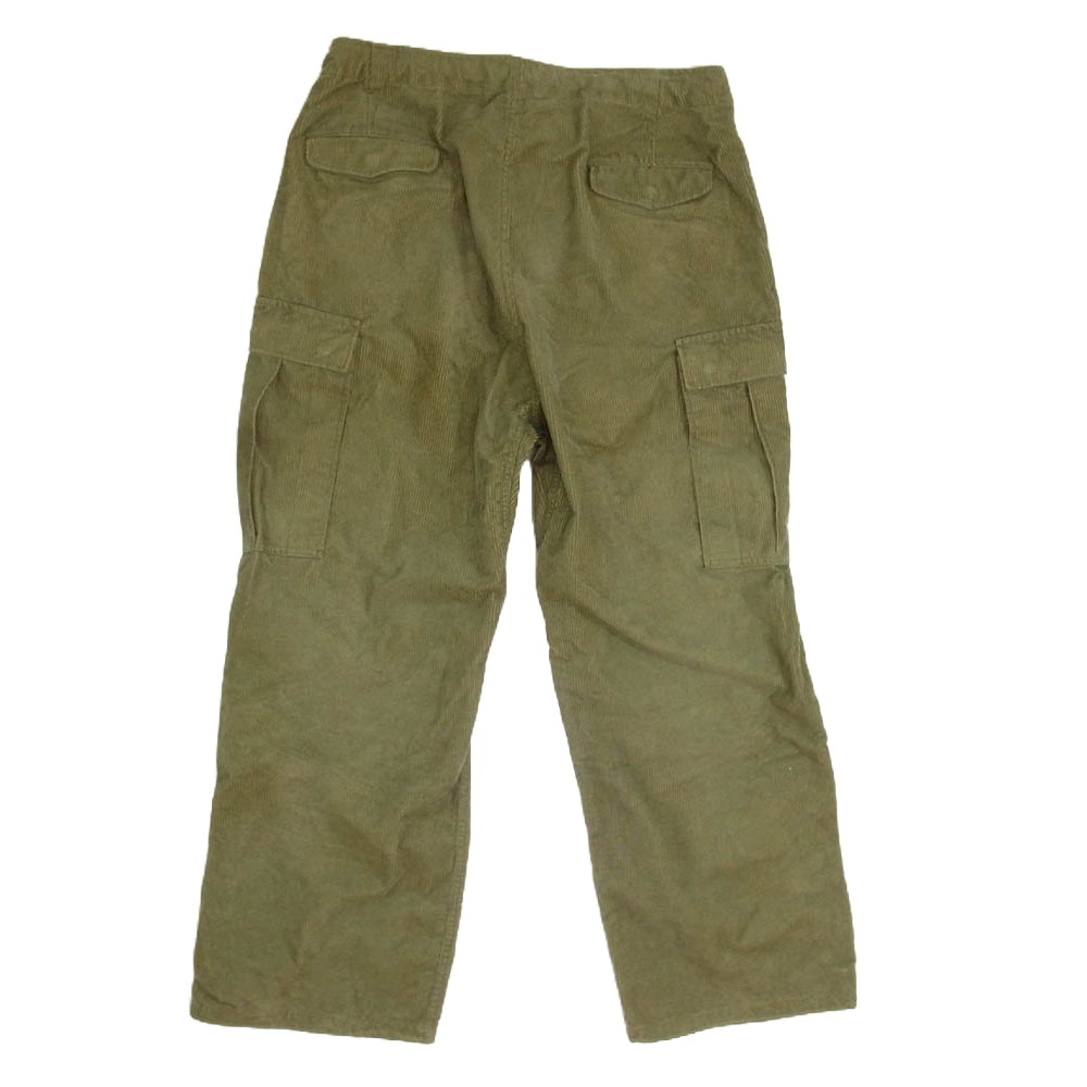 THE NORTH FACE ノースフェイス NT5156N PURPLE LABEL パープルレーベル Corduroy Cargo Pants コーデュロイ カーゴパンツ カーキ系 36【中古】