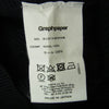 GRAPHPAPER グラフペーパー 21AW GU213-80009B High Density Crew Neck Knit オーバーサイズ ウール ニット セーター ブラック系 F【中古】