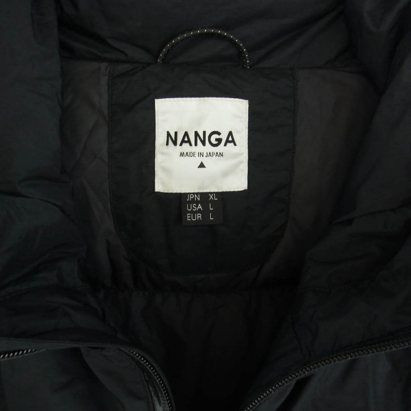 NANGA ナンガ AURORA DOWN JACKET オリジナル オーロラ ダウンジャケット ブラック系 XL【中古】