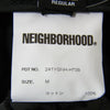 NEIGHBORHOOD ネイバーフッド 241YGNH-HT09 BUCKET HAT 刺繍 フロント ロゴ コットン バケット ハット ブラック系 M【極上美品】【中古】