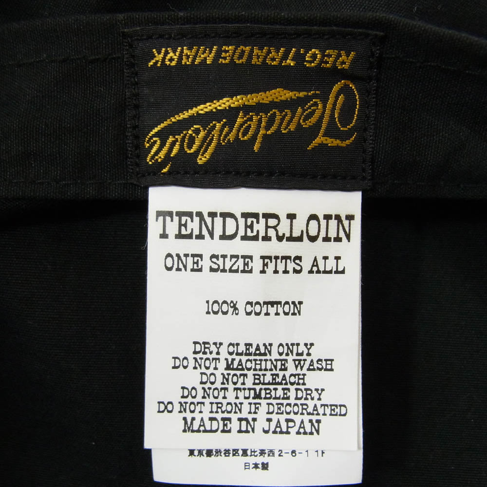 TENDERLOIN テンダーロイン V/J HAT コットン ベレー帽 ブラック系 ONE SIZE【中古】