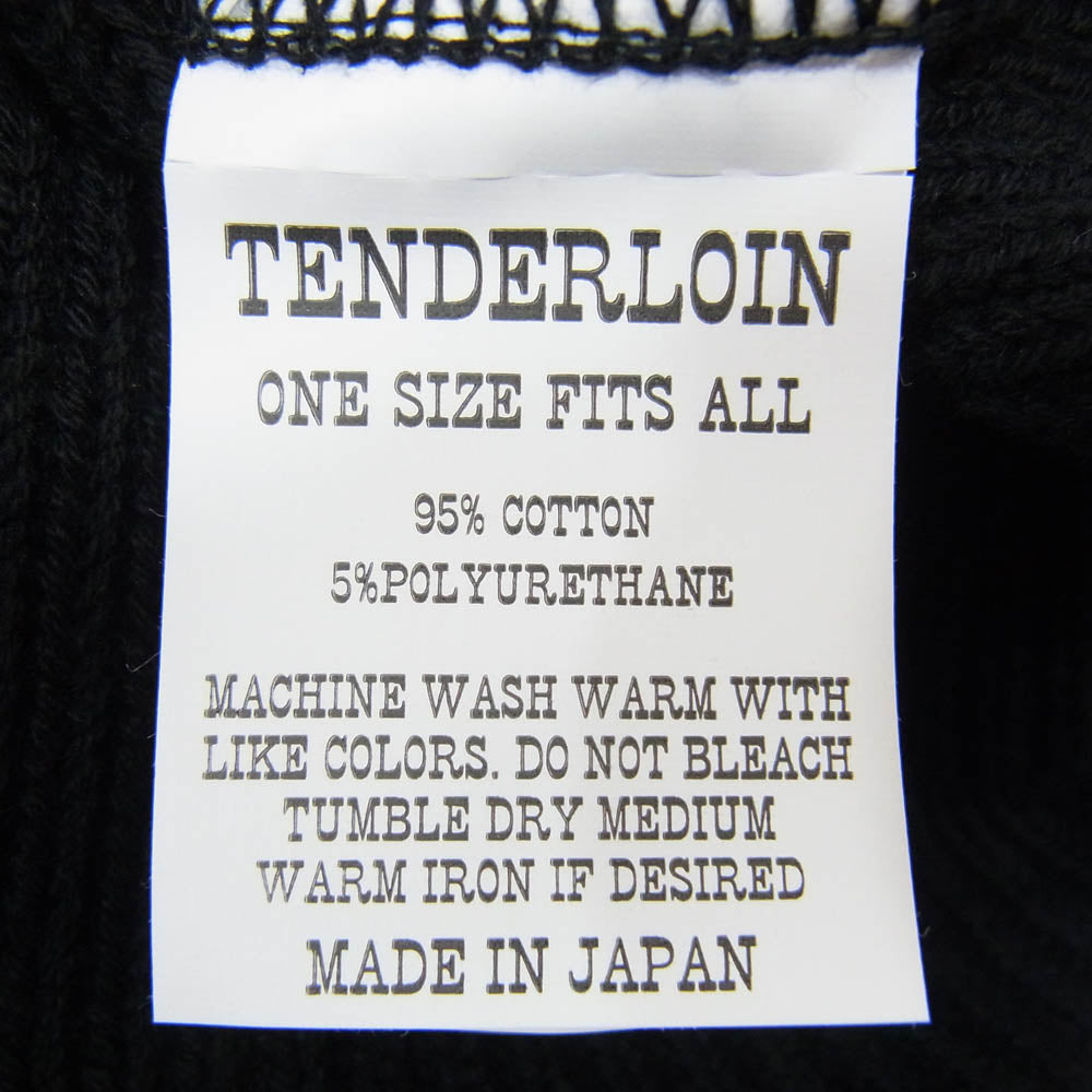 TENDERLOIN テンダーロイン BEANIE ビーニー ニット帽 ブラック系 ONE SIZE【中古】