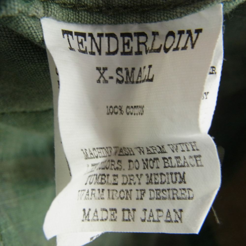 TENDERLOIN テンダーロイン 16AW T-ARMY JKT JF ブラウン リーフカモ ジャングル ファティーグ アーミー ジャケット マルチカラー系 XS【中古】