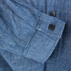 TENDERLOIN テンダーロイン HIGH NECK CHAMBRAY SHT ハイネック シャンブレー シャツ 長袖 インディゴブルー系 M【中古】