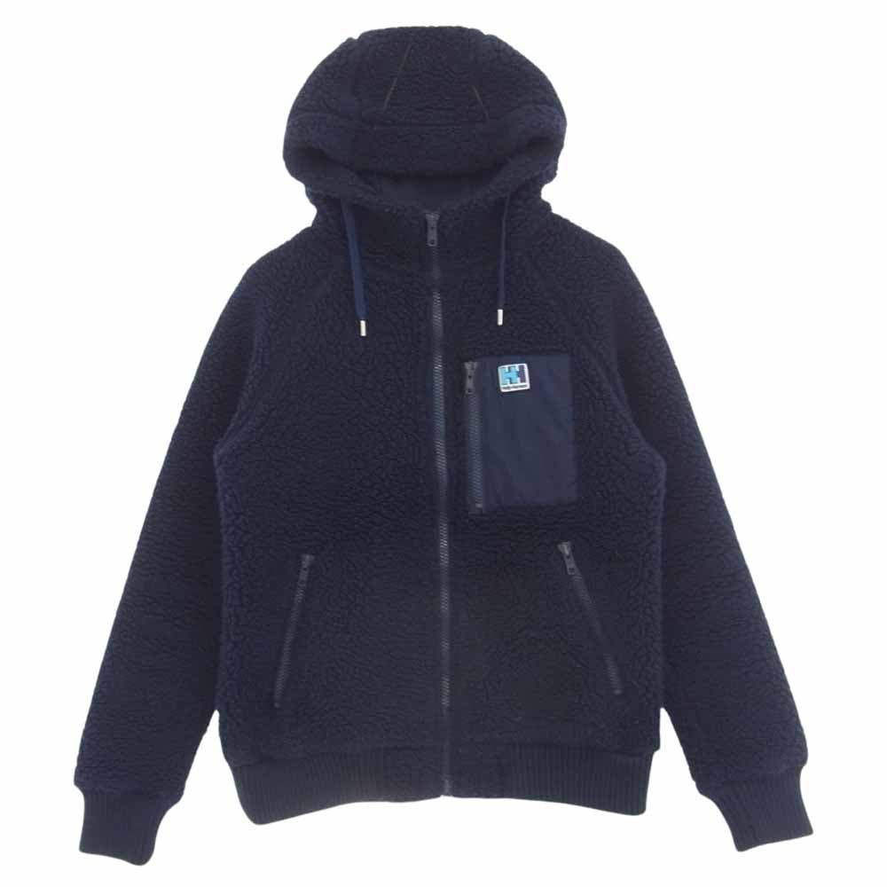 HELLY HANSEN ヘリーハンセン HOE51254 FIBER PILE THERMO HOODIE ファイバーパイルサーモ フリース フーディ パーカー ネイビー系 L【中古】