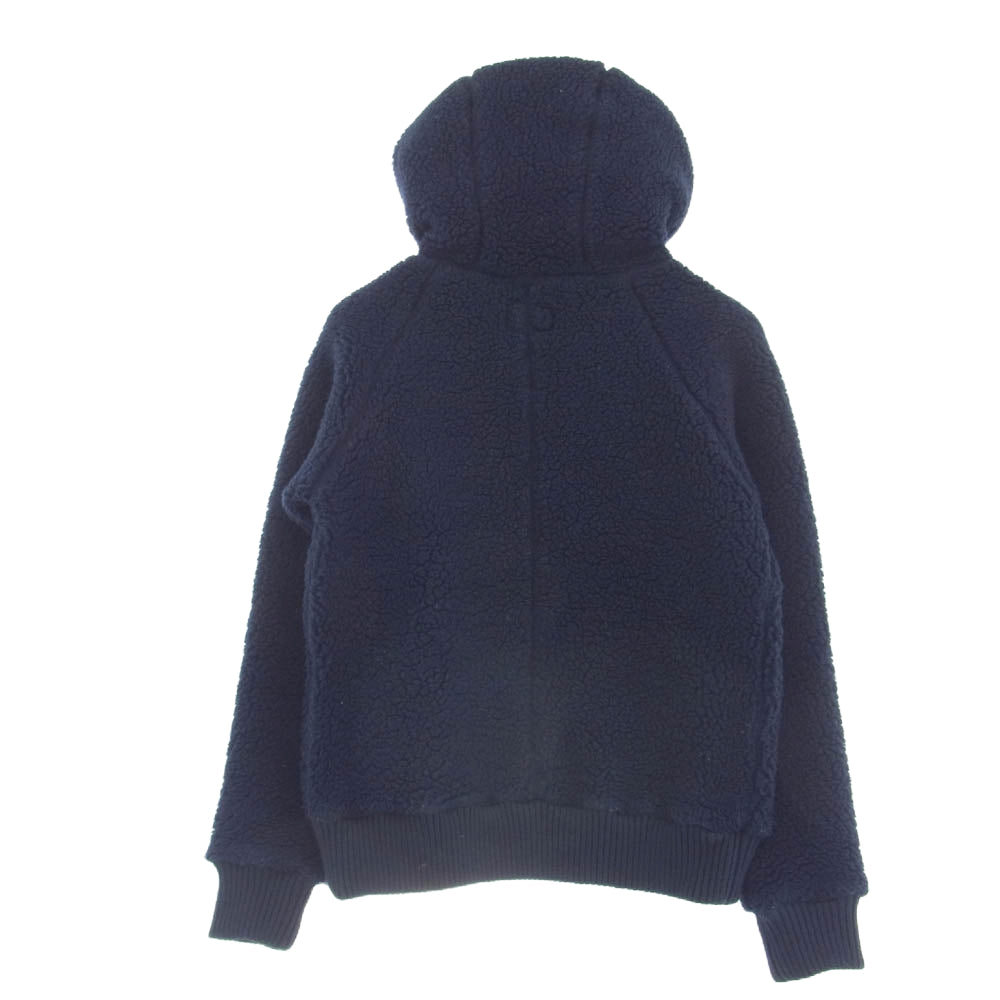 HELLY HANSEN ヘリーハンセン HOE51254 FIBER PILE THERMO HOODIE ファイバーパイルサーモ フリース フーディ パーカー ネイビー系 S【中古】