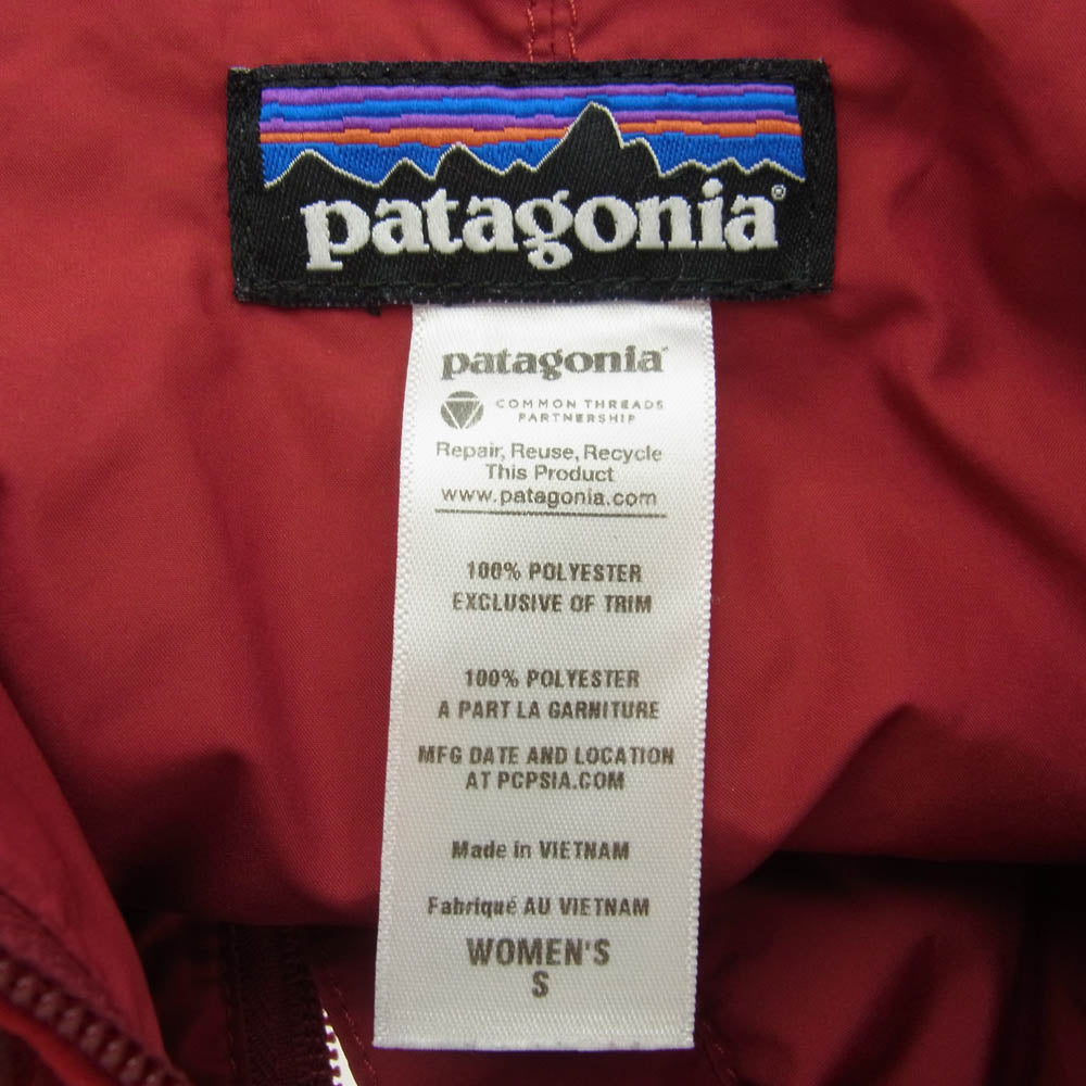 patagonia パタゴニア 23065FA13 WOMAN レトロX フリース カーディガン 総柄 フリースジャケット パーカー レッド系 S【中古】