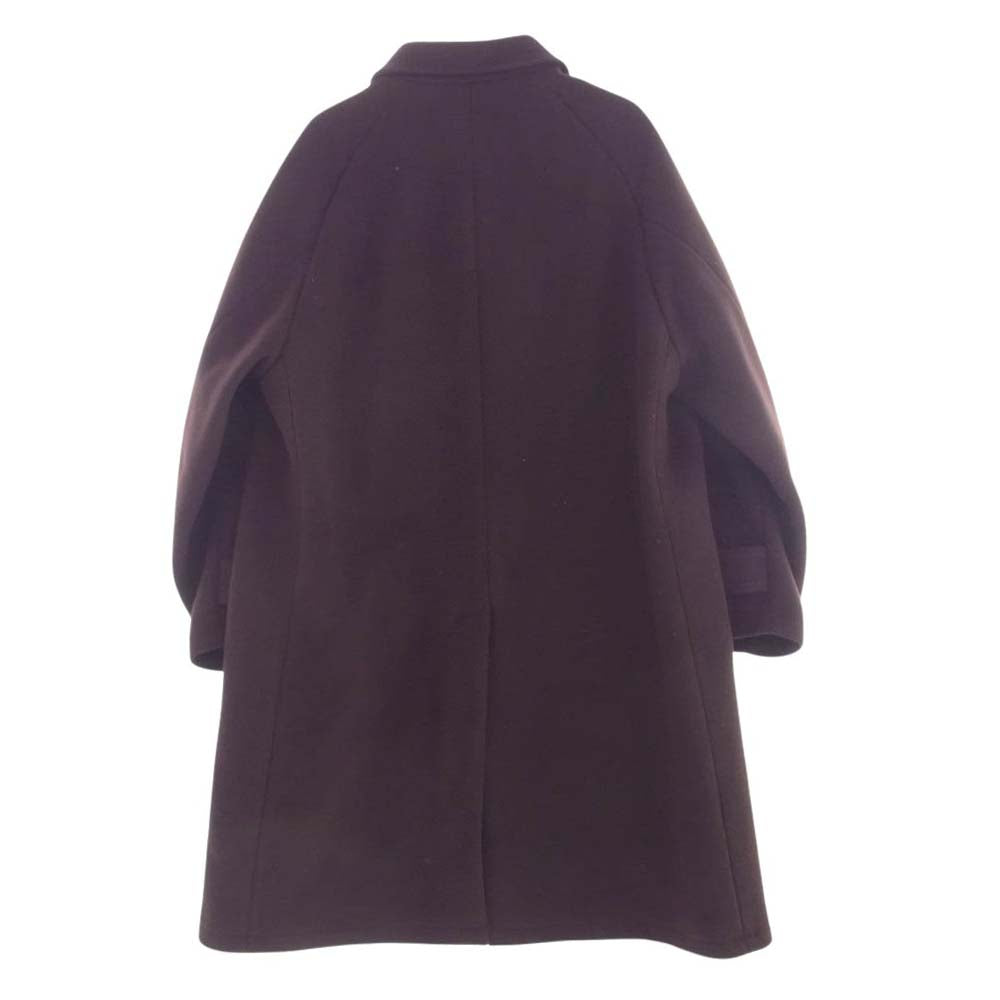 WACKO MARIA ワコマリア 23AW 23FW-WMO-CO02 BAL COLLAR COAT ( TYPE-2 ) カシミア混 ウール ラグランスリーブ バルカラーコート ブラウン系 M【極上美品】【中古】