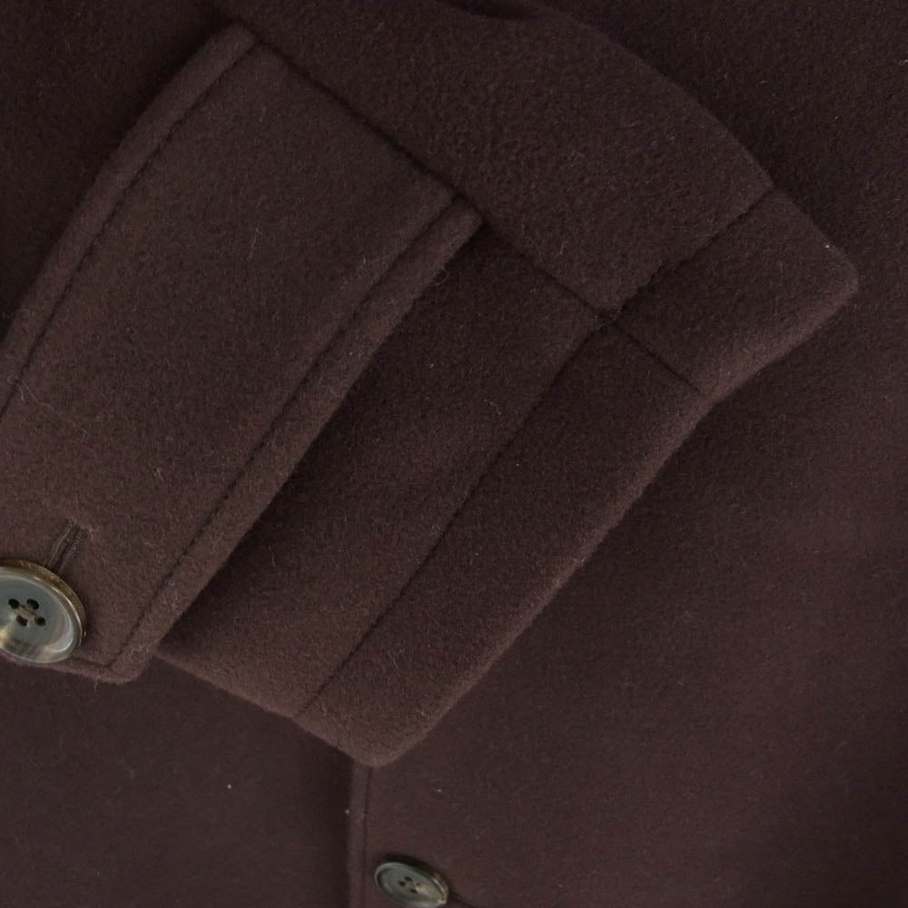 WACKO MARIA ワコマリア 23AW 23FW-WMO-CO02 BAL COLLAR COAT ( TYPE-2 ) カシミア混 ウール ラグランスリーブ バルカラーコート ブラウン系 M【極上美品】【中古】